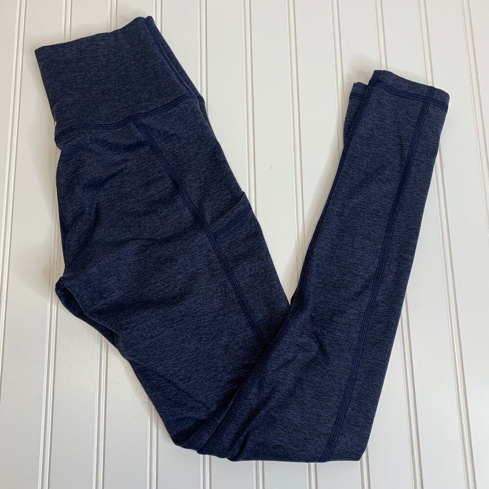 Aerie Sz Small Dark Blue Leggings Hip Pockets